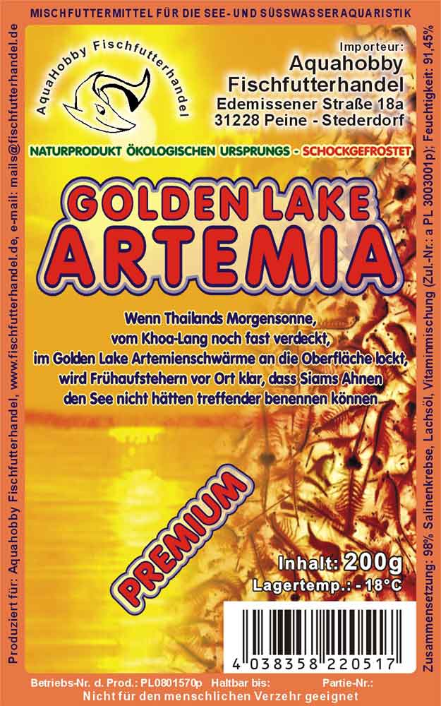 Artemia Golden Lake