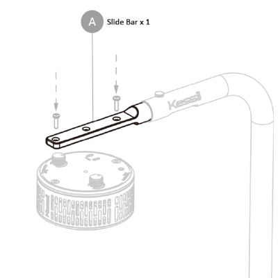 Kessil Replacement Side Bar